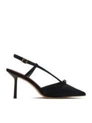 Eva Minge Szpilki EO-MARY-01 Czarny. Czarne szpilki damskie Eva Minge, bez wzorów, ze skóry, bez obcasa, bez zapięcia. Za 399.99 zł.