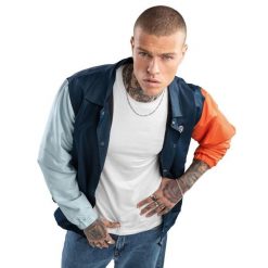 PORA 210 - męskie polo z krótkim rękawem 100% stabilizowana bawełna, 200- 210g - ciepły czerwony S. Czerwone koszulki polo męskie JHK, m, bez wzorów, z bawełny, bez ramiączek. Za 46.57 zł.
