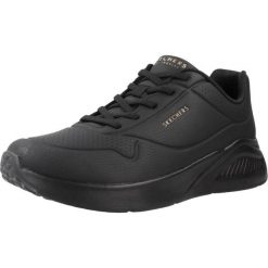 Buty do chodzenia damskie Skechers Uno Lite. Czarne obuwie sportowe damskie Skechers, bez wzorów, z materiału, trekkingowe, Skechers Sport. Za 318.59 zł.