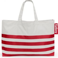 Torba Carry-Too-Much w czerwone pasy jasnoszara. Czerwone torby i plecaki dziecięce Fatboy. Za 237.00 zł.