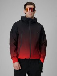 4F Kurtka przejściowa membrana 5000 męska - czerwona XL. Czerwone kurtki męskie 4f, m, bez wzorów, z materiału, bez kaptura. W wyprzedaży za 239.99 zł.