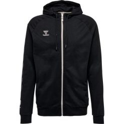 Hummel Bluza damska bawełniana rozpinana GRID Cotton Zip Hoodie. Czarne bluzy damskie Hummel, xs, bez wzorów, z bawełny, z kapturem, na fitness i siłownię. Za 220.00 zł.