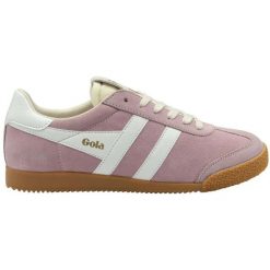 Sznurowane trampki damskie Gola Elan. Białe trampki i tenisówki damskie Gola, bez wzorów, z gumy, retro, bez zapięcia. Za 470.50 zł.
