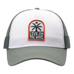 Męska Czapka Z Daszkiem Mayle. Białe czapki i kapelusze męskie AQUAWAVE, bez wzorów. Za 61.99 zł.