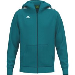 Kurtka z kapturem Erima Cmpt Wings Blue Junior. Niebieskie kurtki damskie 575 FACTORY, m, bez wzorów, z materiału, z kapturem. Za 251.25 zł.