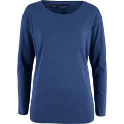 Luźniejszy shirt z długim rękawem bonprix kobaltowy. Bluzki damskie bonprix. Za 21.99 zł.