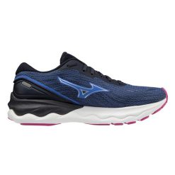Buty do biegania damskie Mizuno Wave Skyrise 3 W. Niebieskie obuwie sportowe damskie Mizuno, bez wzorów, z gumy, do biegania, mizuno wave. Za 564.99 zł.