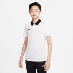 Koszulka Chłopak Nike Df Park 20 biały. Białe t-shirty dla chłopców Nike, bez wzorów, bez ramiączek. Za 116.25 zł.