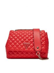 Guess Torebka HWEQG954121 Czerwony. Czerwone torebki do ręki damskie Guess, z aplikacjami, ze skóry, wizytowe, bez dodatków. Za 329.99 zł.