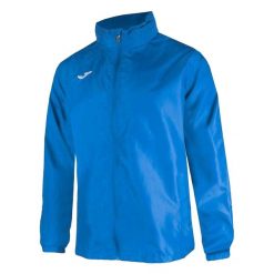Męska Wodoodporna Kurtka Piłkarska Iris. Niebieskie kurtki męskie Joma, m, bez wzorów, z materiału, z kapturem. Za 153.99 zł.