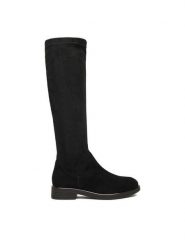 Lasocki Kozaki CEO-RST-56006-02 Czarny. Czarne kozaki damskie Lasocki, ze skóry, bez obcasa, na płaskiej podeszwie. Za 299.99 zł.
