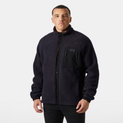 Kurtka z dresu Helly Hansen Panorama Pile Snap. Fioletowe kurtki męskie Helly Hansen, m, bez wzorów, z dresówki, casualowe, bez kaptura. Za 595.50 zł.