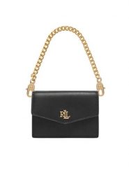 LAUREN RALPH LAUREN Torebka 432P11755002 Czarny. Czarne kopertówki damskie Lauren Ralph Lauren, bez wzorów, ze skóry, bez dodatków. Za 579.99 zł.
