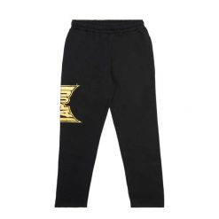 Spodnie do biegania Tapout Romoland. Czarne spodnie sportowe męskie TAPOUT, m, z aplikacjami, z dresówki, do biegania. Za 213.00 zł.