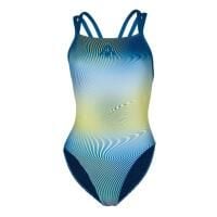 Strój Kąpielowy Aqua Sphere Essential Z Odkrytymi Plecami – Rozmiar 28. Niebieskie kostiumy jednoczęściowe damskie Aqua Sphere, bez wzorów, sportowe, na fitness i siłownię. Za 1,251.61 zł.