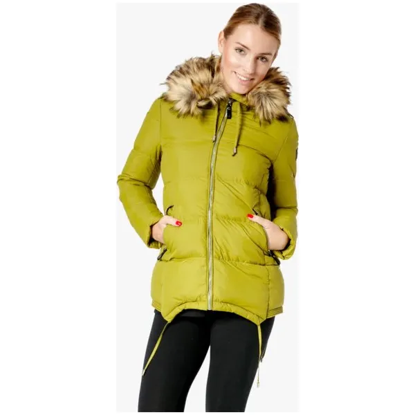 Feewear Kurtka Love2 , zielony, rozmiar XS. Zielone kurtki damskie Feewear, s, bez wzorów, z materiału, bez kaptura. W wyprzedaży za 249.99 zł.