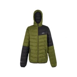 Kurtka z kapturem Regatta Hillpack III. Czarne kurtki sportowe męskie Regatta, bez wzorów, z puchu, trekkingowe. W wyprzedaży za 277.50 zł.