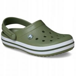 Chodaki Klapki Unisex Crocband 11016 Clog 37-38. Białe klapki męskie Crocs, z materiału. Za 289.99 zł.