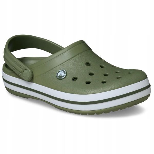 Chodaki Klapki Unisex Crocband 11016 Clog 37-38. Białe klapki męskie Crocs, z materiału. Za 289.99 zł.