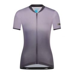 Damska koszulka z krótkim rękawem EVOLVE Avventura, liliowy. Niebieskie koszulki sportowe damskie Shimano, bez wzorów, bez kołnierzyka, bez ramiączek, rowerowe. Za 488.90 zł.