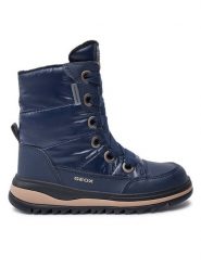 Geox Kozaki J Adelhide Girl B Ab J16EWA 0LVBC C4002 M Granatowy. Niebieskie buty zimowe dziewczęce Geox, bez wzorów, ze skóry, bez zapięcia. Za 449.99 zł.