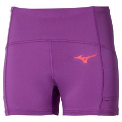 Szorty damskie Mizuno Flex. Czerwone szorty sportowe damskie Mizuno, s, bez wzorów, z tkaniny, eleganckie, na fitness i siłownię. Za 163.50 zł.