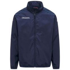 Kurtka Kappa Martio. Niebieskie kurtki męskie Kappa, xl, bez wzorów, z materiału, klasyczne, z kapturem. Za 259.50 zł.
