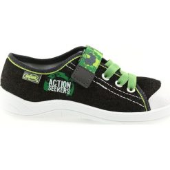 Befado buty dziecięce trampki kapcie 251X102. Czarne trampki i tenisówki chłopięce Befado, bez wzorów, bez zapięcia. W wyprzedaży za 59.00 zł.