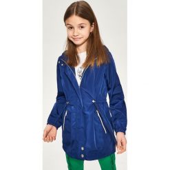 Parka z kapturem - Granatowy. Kurtki i płaszcze dla dziewczynek marki Reserved. Za 159.99 zł.