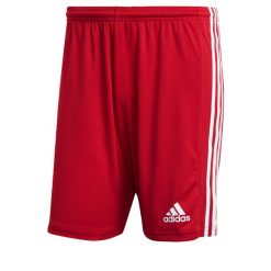 Spodenki piłkarskie męskie adidas Squadra 21 Short. Białe krótkie spodenki sportowe męskie Adidas, m, bez wzorów, do piłki nożnej. Za 59.99 zł.