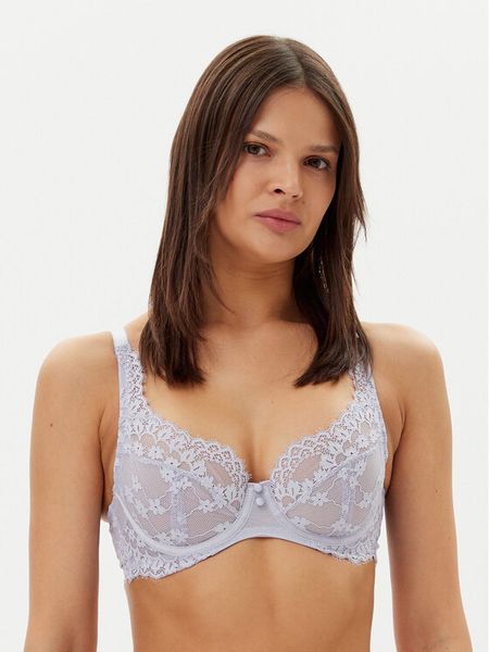 Hunkemöller Biustonosz z fiszbiną Daisy 301148 Fioletowy. Fioletowe biustonosze Hunkemöller, bez wzorów, z syntetyku. Za 99.99 zł.