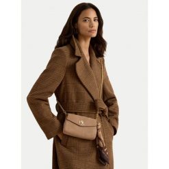Torebka LAUREN RALPH LAUREN. Brązowe torebki do ręki damskie Lauren Ralph Lauren, bez wzorów, bez dodatków. Za 1,199.00 zł.