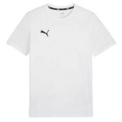 Męska Koszulka Team Goal Casuals. Białe koszulki sportowe męskie Puma, m, bez wzorów, bez kołnierzyka, bez ramiączek, trekkingowe. Za 110.99 zł.