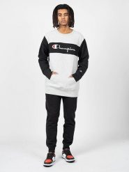Bluza trekking męska. Szare bluzy męskie Champion, m, bez wzorów, z bawełny, bez kaptura. Za 261.00 zł.