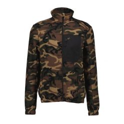 Polar outdoor Solognac 500 camo. Zielone bluzy męskie SOLOGNAC, m, bez wzorów, z bawełny, bez kaptura. Za 89.99 zł.