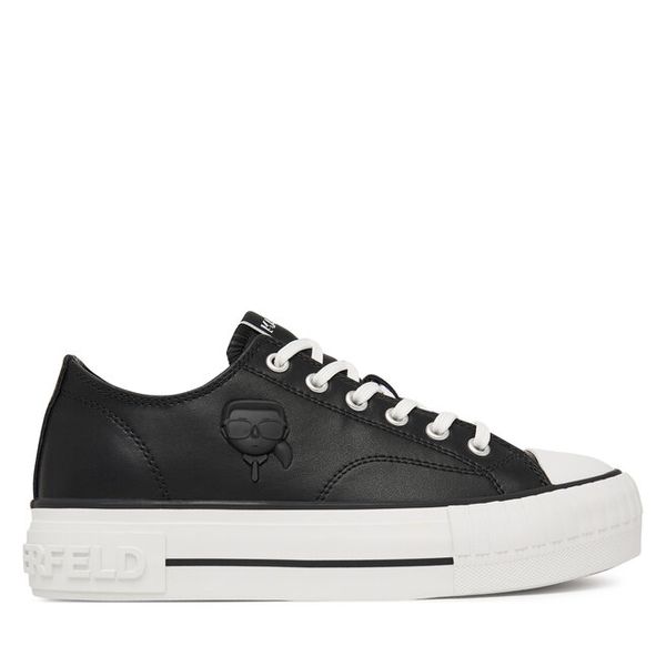 Trampki KARL LAGERFELD. Czarne trampki i tenisówki damskie KARL LAGERFELD, bez wzorów, bez zapięcia. Za 478.99 zł.