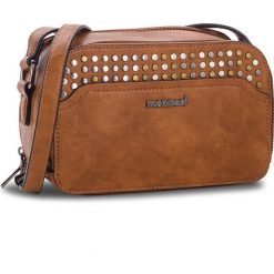 Torebka MONNARI - BAG5220 Brown. Brązowe listonoszki damskie Monnari, ze skóry ekologicznej. W wyprzedaży za 159.00 zł.