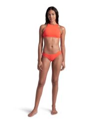 Strój kąpielowy damski na basen dwuczęściowy góra od stroju Arena Crop. Brązowe bikini damskie Arena, s, bez wzorów. Za 61.98 zł.