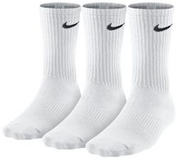 Nike Skarpety męskie Lightweight Crew 3pak białe r. 42-46 (SX4704-101). Białe skarpety męskie Nike, bez wzorów. Za 65.42 zł.