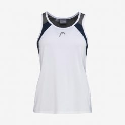 Koszulka bez rękawów dla dziewczynek CLUB 22 Tank Top. Białe bluzki dla dziewczynek Head, bez wzorów, z dżerseju, bez kołnierzyka, bez ramiączek. W wyprzedaży za 101.50 zł.