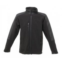 Męski Softshell Hydroforce Professional. Czarne kurtki sportowe męskie Regatta, l, bez wzorów, z softshellu, trekkingowe. Za 257.99 zł.