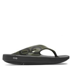 Japonki OOfos. Brązowe klapki męskie OOFOS, sportowe. Za 219.99 zł.