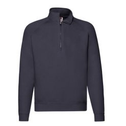 Bluza Męska Premium Z Zamkiem Błyskawicznym. Niebieskie bluzy męskie Fruit of the Loom, m, bez wzorów, bez kaptura. Za 135.99 zł.