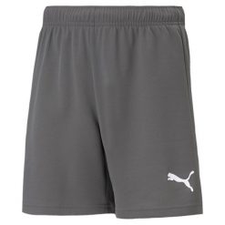 Spodnie treningowe chłopięce Puma Teamrise Short Jr. Białe spodnie materiałowe dla chłopców Puma, bez wzorów, z materiału, sportowe, na fitness i siłownię. Za 88.01 zł.