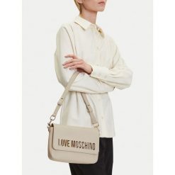 Torebka LOVE MOSCHINO. Białe torebki do ręki damskie Love Moschino, bez wzorów, klasyczne, bez dodatków. Za 460.99 zł.