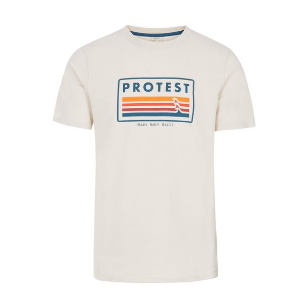 Koszulka Protest Barn. Białe koszulki sportowe męskie Protest, bez wzorów, bez kołnierzyka, bez ramiączek, trekkingowe. Za 173.00 zł.