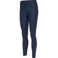 Damskie wysokie legginsy Hummel TE Tola. Niebieskie legginsy sportowe damskie Hummel, xl, bez wzorów, na fitness i siłownię. Za 262.00 zł.