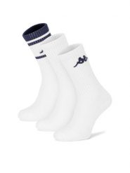 Kappa Skarpety długie KR_ANKLE_SS25 (3-PACK) Biały. Białe skarpety damskie Kappa, bez wzorów, z bawełny. Za 29.99 zł.