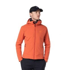 Kurtka narciarska Rossignol męska Opside Hoodie JKT pomarańczowa. Brązowe kurtki męskie Rossignol, m, bez wzorów, bez kaptura. Za 769.00 zł.