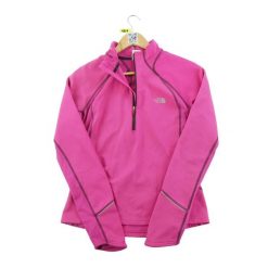 Second life - The North Face bluza damska do biegania różowa - Stan dobry. Czerwone bluzy damskie The North Face, l, bez wzorów, z jeansu, bez kaptura, do biegania. Za 97.94 zł.